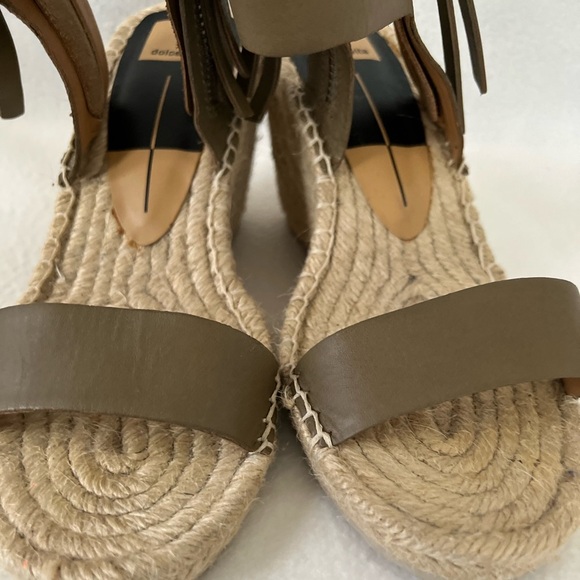 Dolce Vita Size 8 Beige Heeled Espadrille Sandals - Picture 16 of 16
